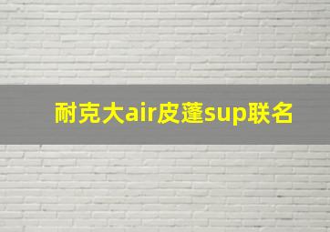 耐克大air皮蓬sup联名