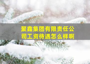 聚鑫集团有限责任公司工资待遇怎么样啊