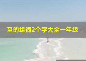 至的组词2个字大全一年级