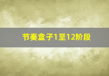 节奏盒子1至12阶段