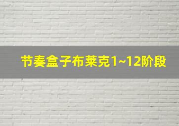 节奏盒子布莱克1~12阶段