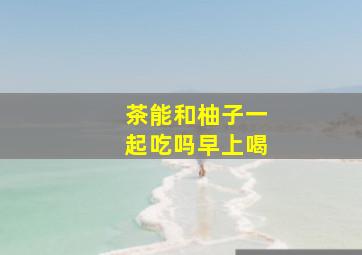 茶能和柚子一起吃吗早上喝