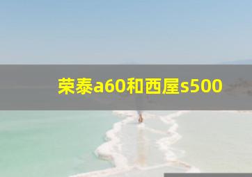 荣泰a60和西屋s500