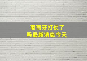 葡萄牙打仗了吗最新消息今天