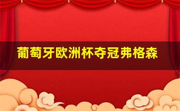 葡萄牙欧洲杯夺冠弗格森