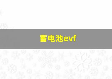 蓄电池evf