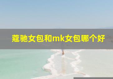 蔻驰女包和mk女包哪个好