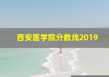 西安医学院分数线2019