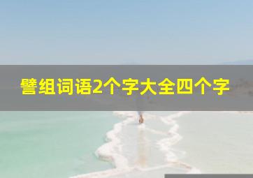 譬组词语2个字大全四个字