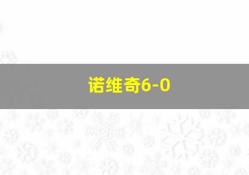 诺维奇6-0