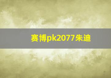 赛博pk2077朱迪