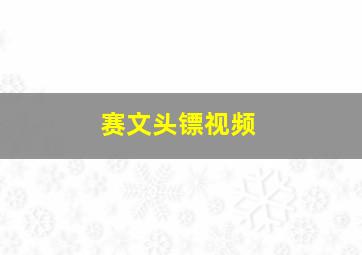 赛文头镖视频