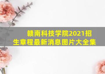 赣南科技学院2021招生章程最新消息图片大全集