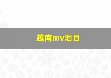 越南mv泪目