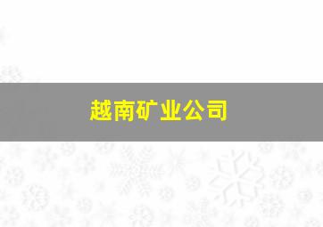 越南矿业公司