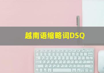 越南语缩略词DSQ