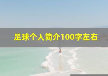 足球个人简介100字左右