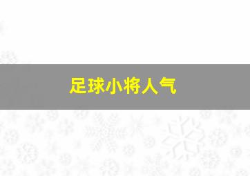 足球小将人气