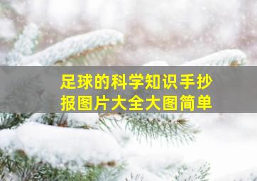 足球的科学知识手抄报图片大全大图简单