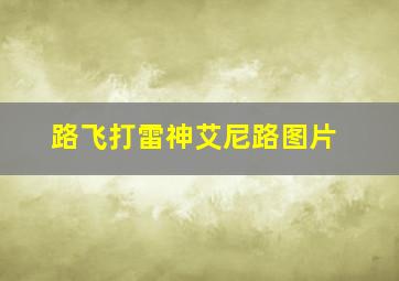 路飞打雷神艾尼路图片