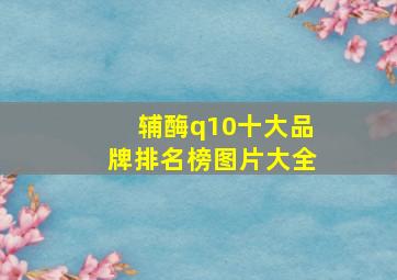 辅酶q10十大品牌排名榜图片大全