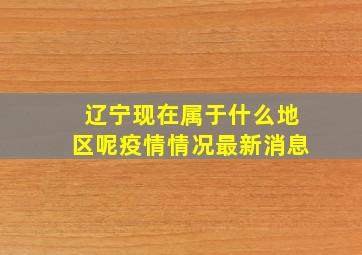 辽宁现在属于什么地区呢疫情情况最新消息