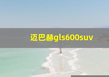 迈巴赫gls600suv