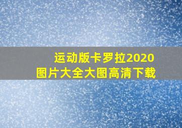 运动版卡罗拉2020图片大全大图高清下载