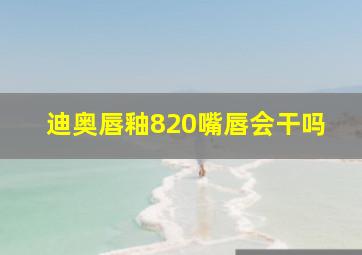 迪奥唇釉820嘴唇会干吗