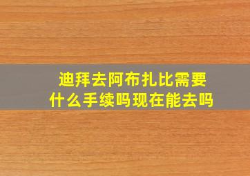 迪拜去阿布扎比需要什么手续吗现在能去吗