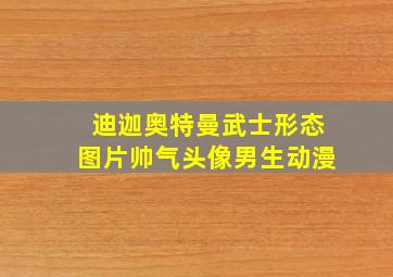 迪迦奥特曼武士形态图片帅气头像男生动漫