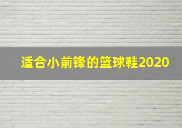 适合小前锋的篮球鞋2020