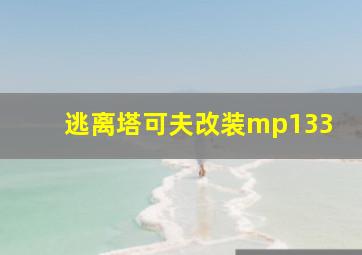 逃离塔可夫改装mp133