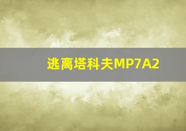 逃离塔科夫MP7A2