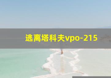 逃离塔科夫vpo-215