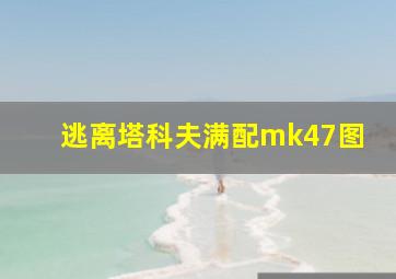 逃离塔科夫满配mk47图