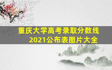 重庆大学高考录取分数线2021公布表图片大全