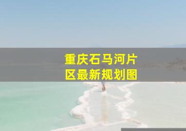 重庆石马河片区最新规划图