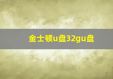 金士顿u盘32gu盘