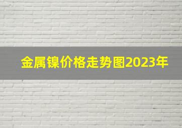 金属镍价格走势图2023年