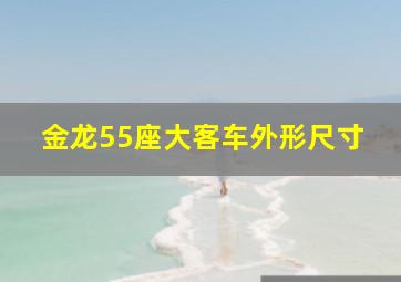 金龙55座大客车外形尺寸