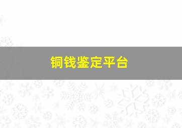 铜钱鉴定平台