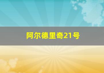 阿尔德里奇21号