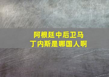 阿根廷中后卫马丁内斯是哪国人啊