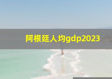 阿根廷人均gdp2023