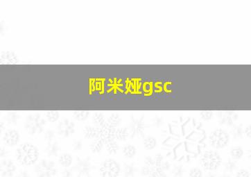 阿米娅gsc