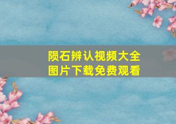 陨石辨认视频大全图片下载免费观看