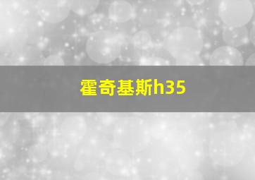 霍奇基斯h35