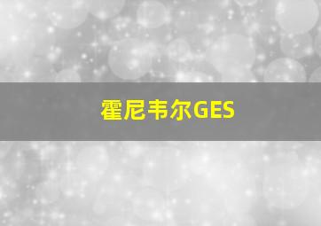 霍尼韦尔GES