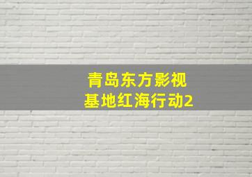 青岛东方影视基地红海行动2